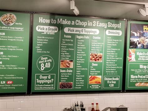 chop stop menu near me.